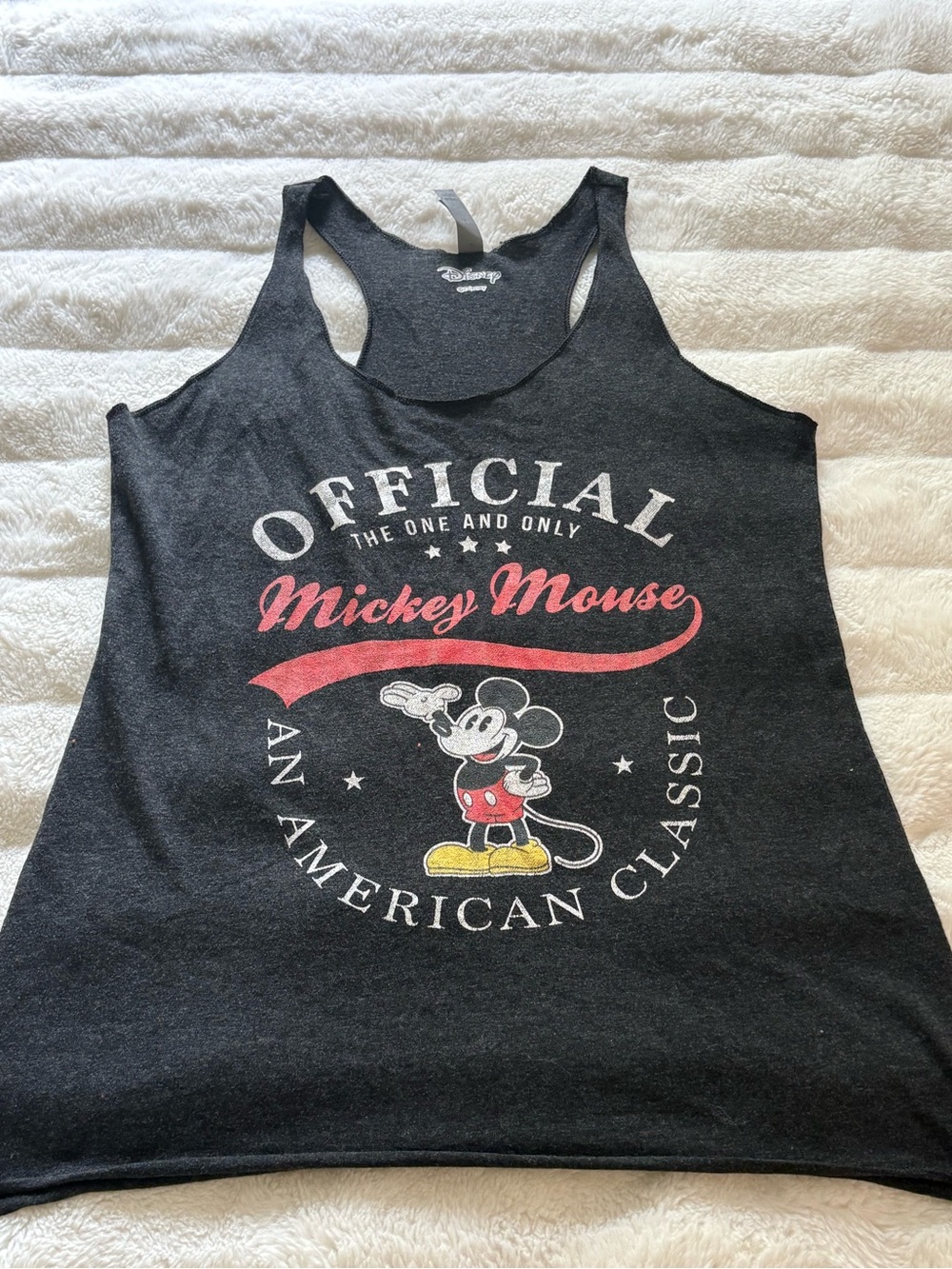 Official Mickey Mouse Black Graphic Tank Top - Disney
